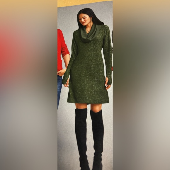 Cani Solace Cowl neck sweater mini dress - Picture 1 of 3